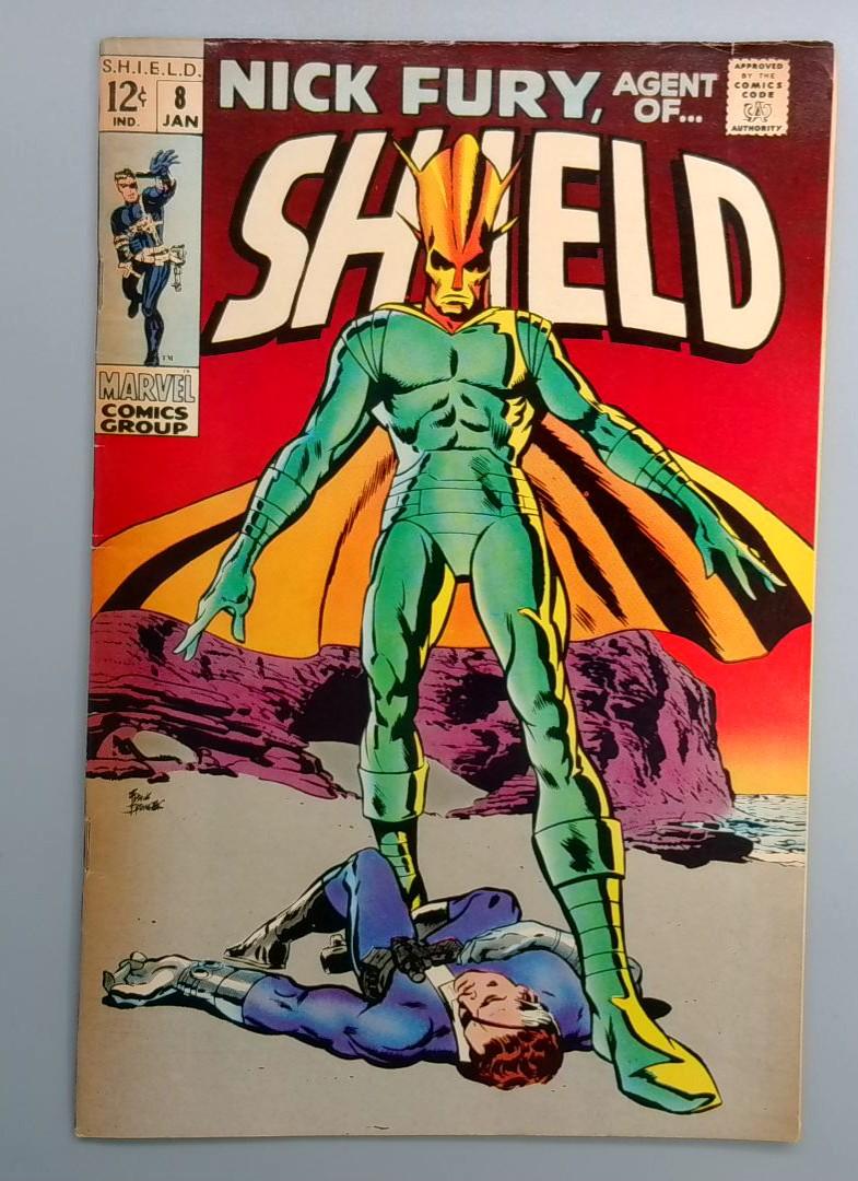 Nick Fury Agent of S.H.I.E.L.D. #8 FN+ Marvel 1969