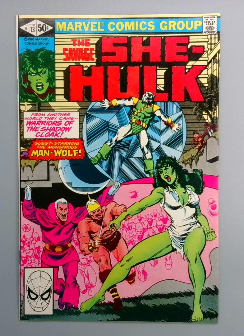 Savage She-Hulk #13 Valkyrie Brunnhilde, Man-Wolf Marvel 1981