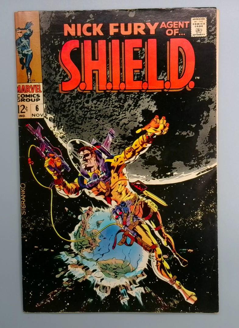 Nick Fury Agent of S.H.I.E.L.D. #6 FN Steranko Art Marvel 1968