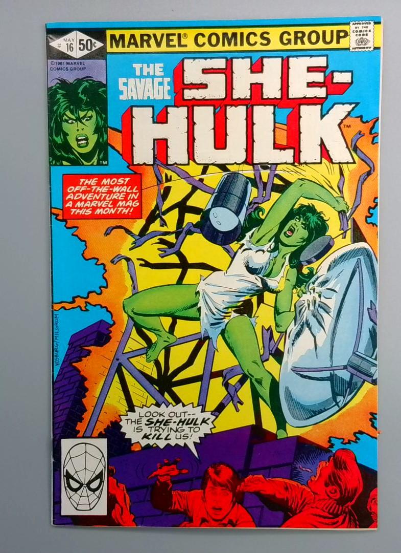 Savage She-Hulk #16 FN 1st Appearance of Microwave Marvel 1981