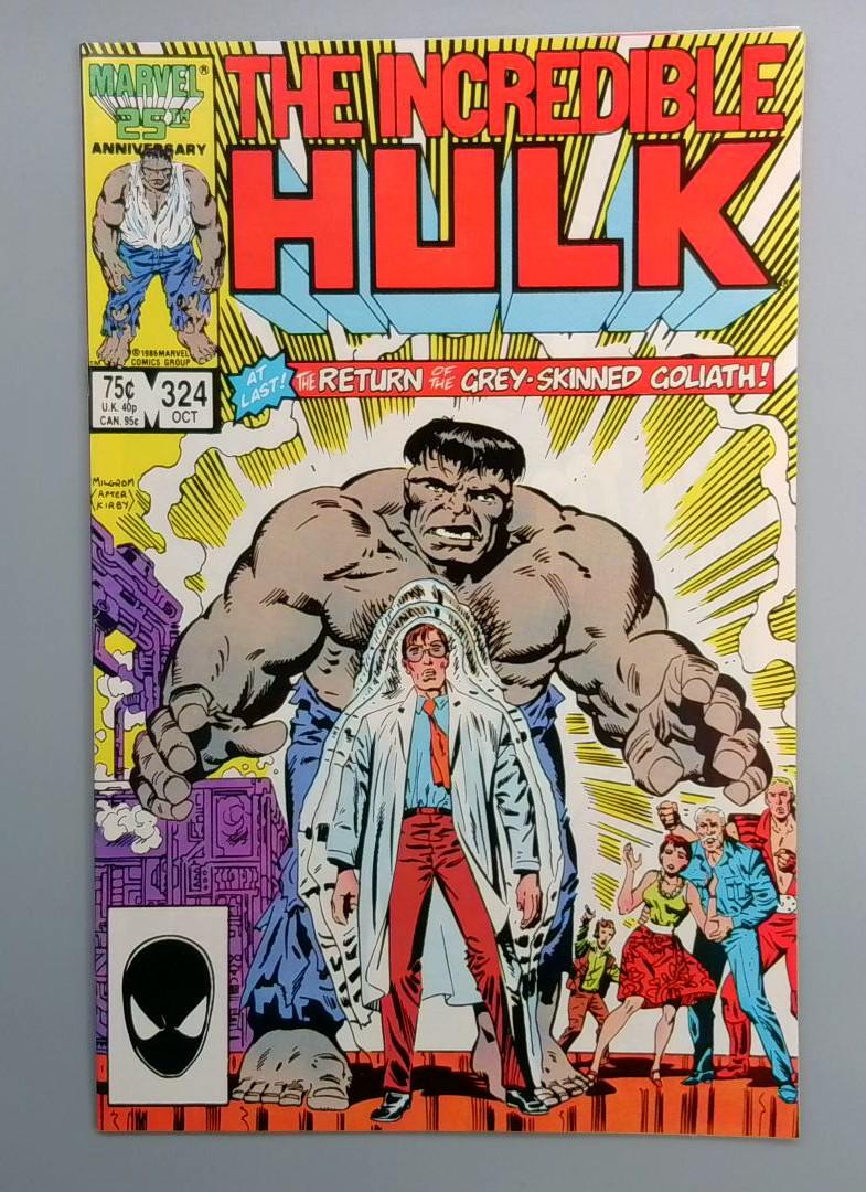 Incredible Hulk #324 VF/NM 2nd Appearance Grey Hulk Marvel 1986