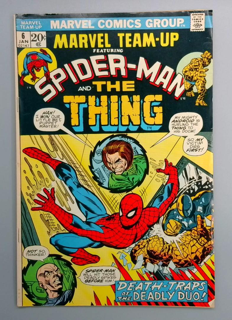 Marvel Team-Up #6 FN the Thing Team-Up Marvel 1972