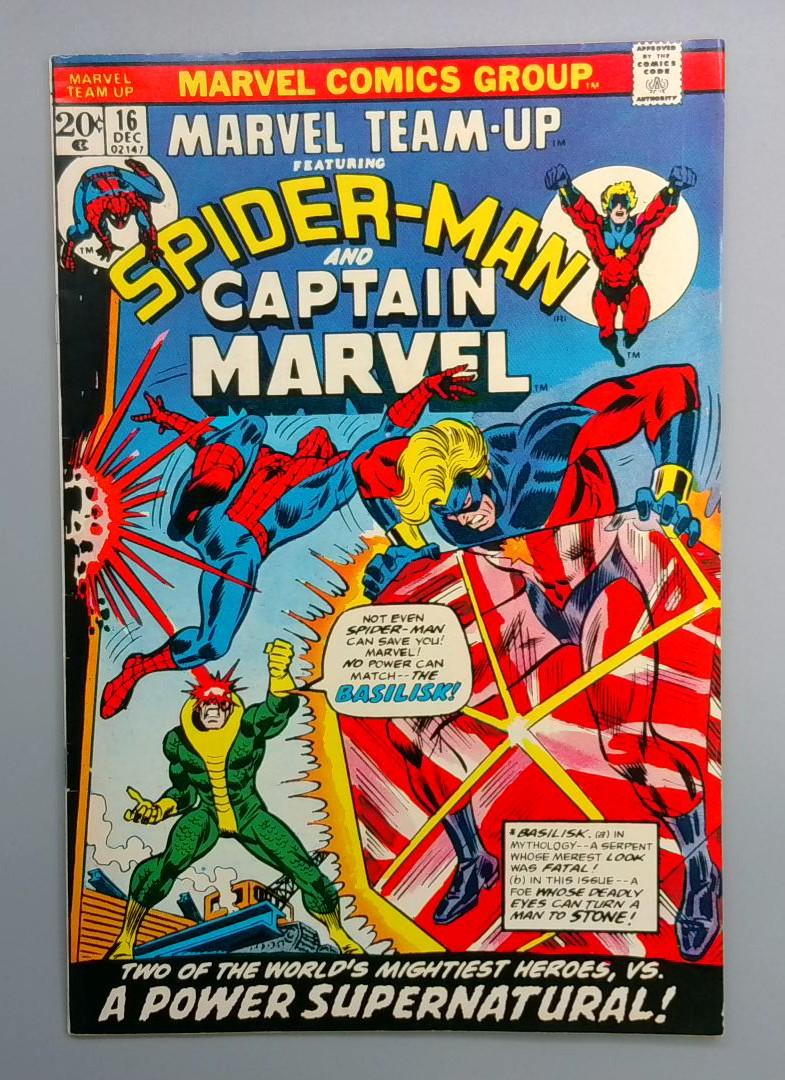Marvel Team-Up #16 FN 1st Appearance of Basilisk Marvel 1973