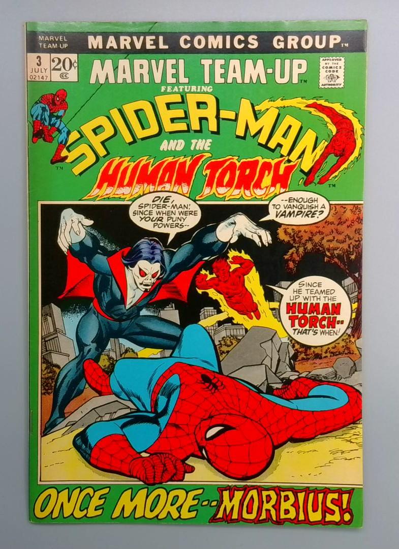 Marvel Team-Up #3 VF+ 3rd Appearance of Michael Morbius Marvel 1972