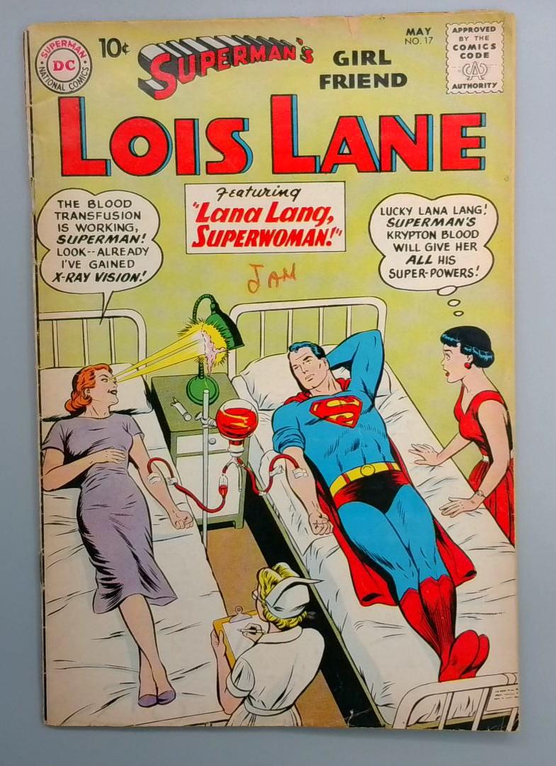 Supermans Girlfriend, Lois Lane #17 VG- 2nd Appearance of Brainiac DC 1960
