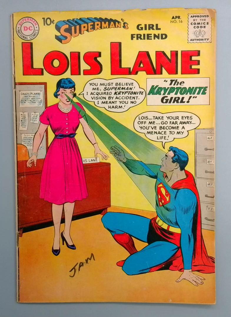 Supermans Girlfriend, Lois Lane #16 VG- DC 1960