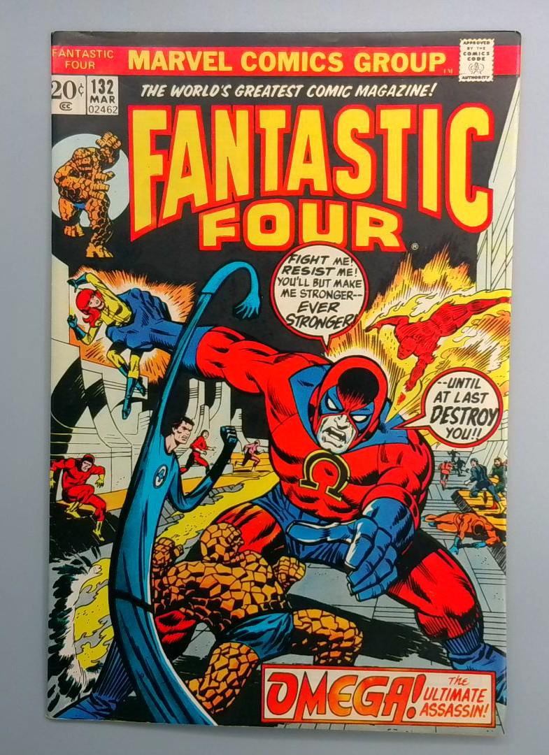 Fantastic Four #132 VF/NM Omega Marvel 1973