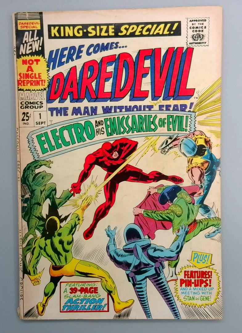 Daredevil Annual #1 VG/FN 1st Appearance of the Emissaries of Evil Marvel 1967
