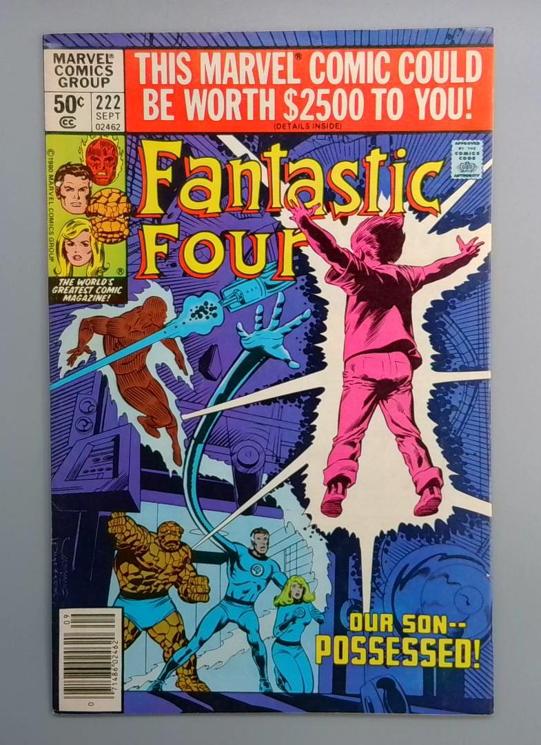 Fantastic Four #222 Newsstand Edition Marvel 1980