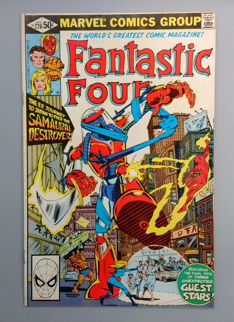 Fantastic Four #226 1st Appearance of Samurai Destroyer Marvel 1981