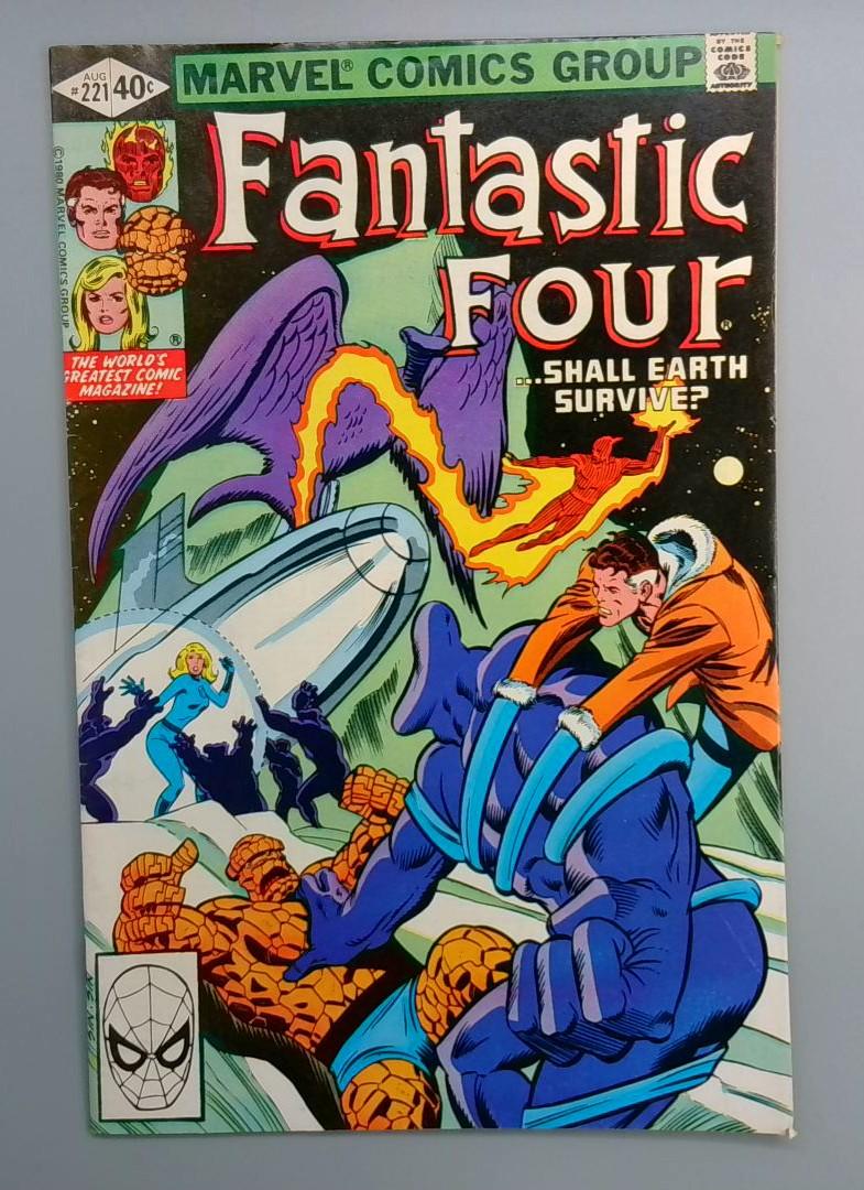 Fantastic Four #221 John Byrne Artwork Ends Direct Edition Marvel 1980