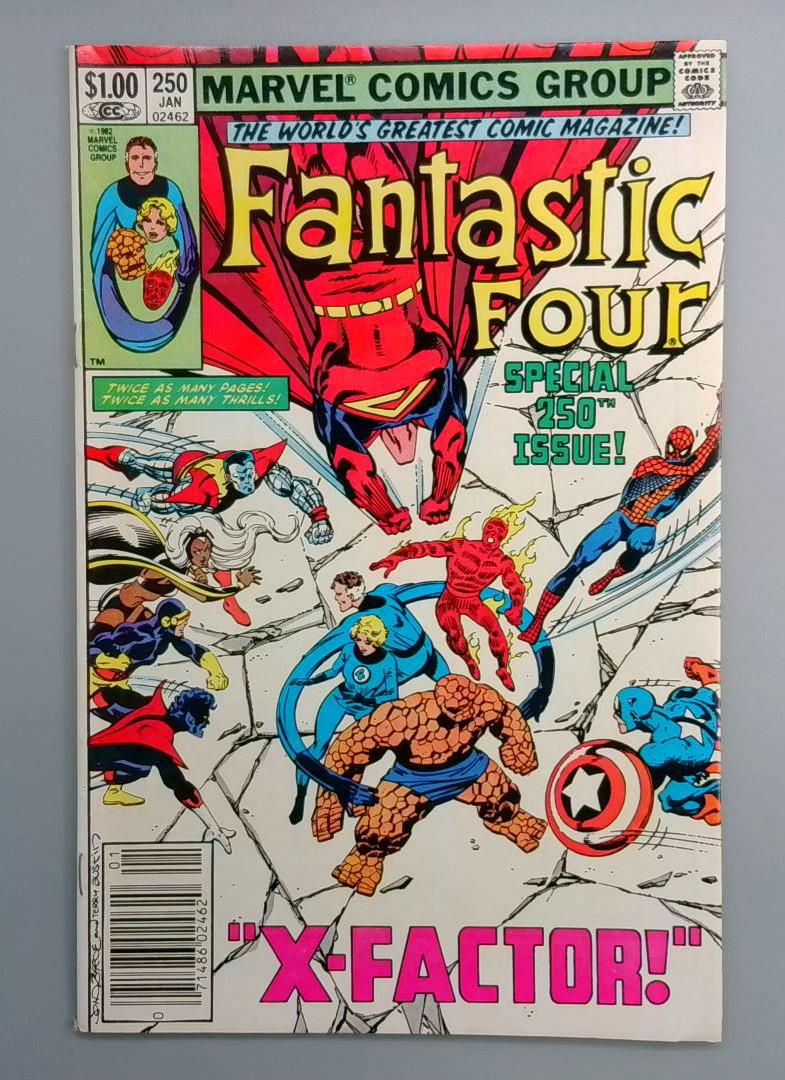 Fantastic Four #250 Double Size Issue Newsstand Edition Marvel 1983