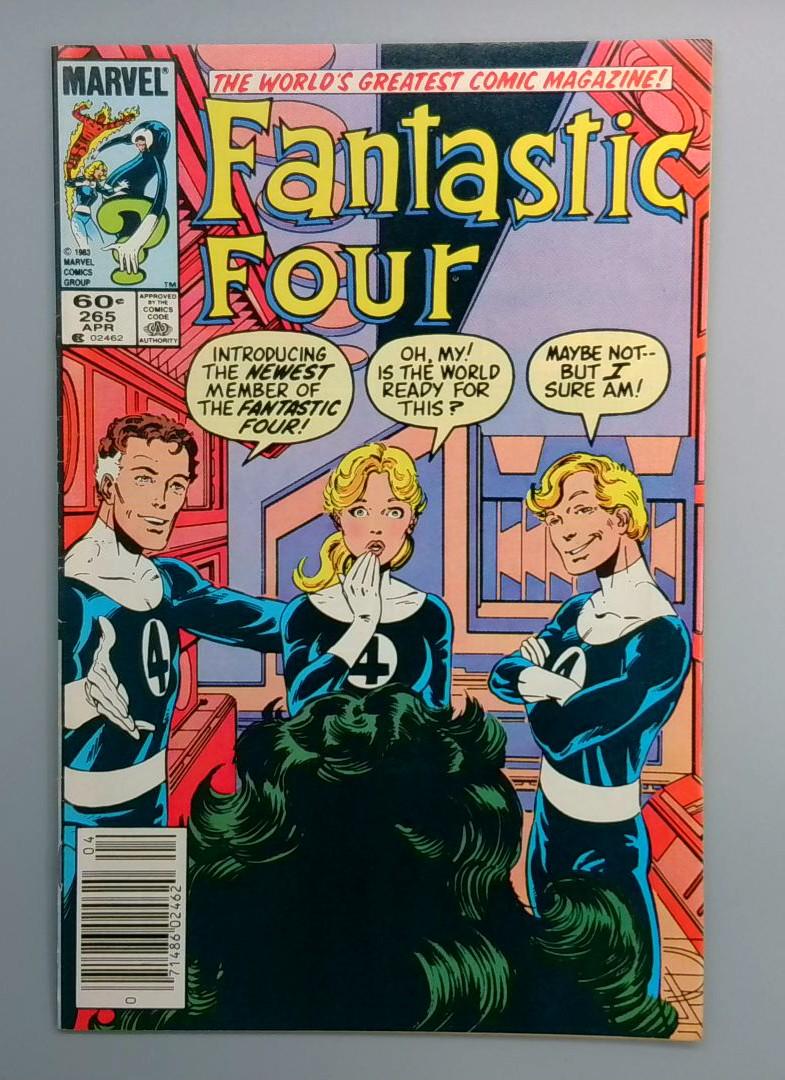 Fantastic Four #265 She-Hulk Joins the Fantastic Four Newsstand Marvel 1984