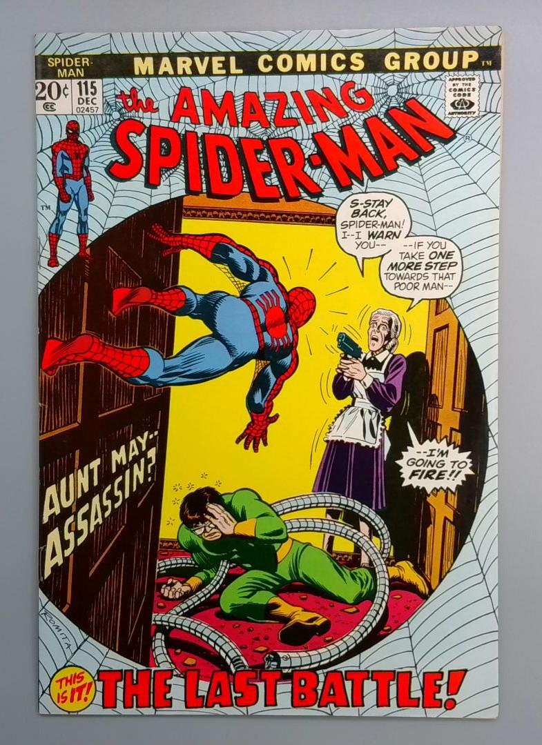 Amazing Spider-Man #115 VF 3rd Appearance of Hammerhead Marvel 1972