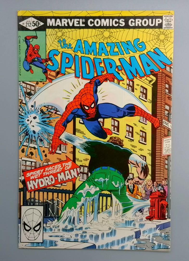 Amazing Spider-Man #212 VF+ 1st Hydro-Man Marvel 1980