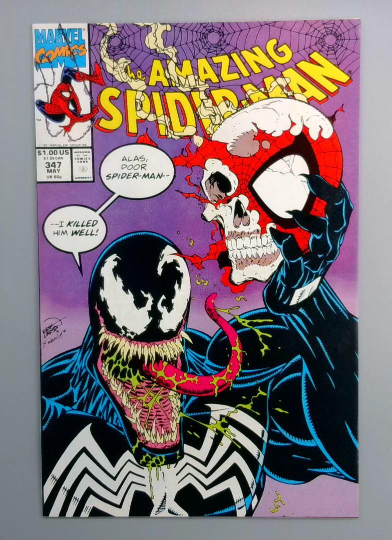 Amazing Spider-Man #347 VF/NM Venom Cover Marvel 1991