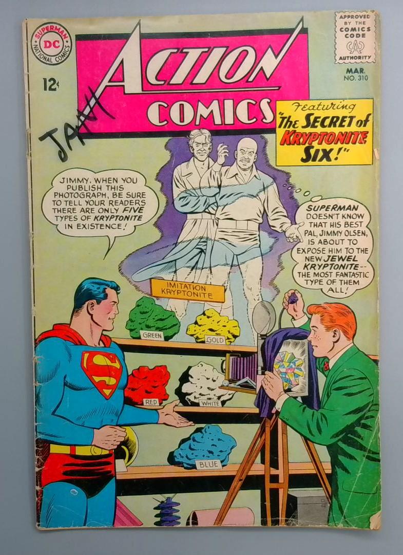 Action Comics #310 Debut of Jewel Kryptonite DC 1964