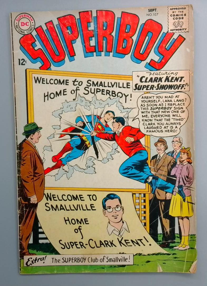 Superboy #107 VG- DC 1963
