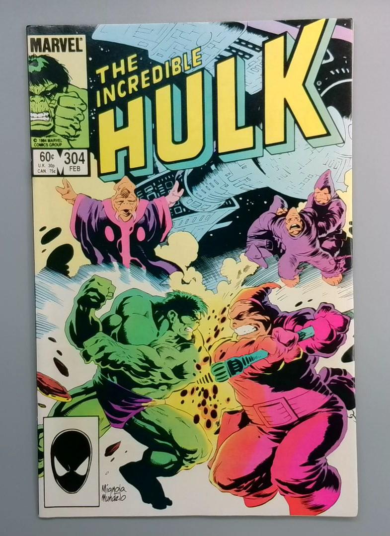 Incredible Hulk #304 VF+ Marvel 1985