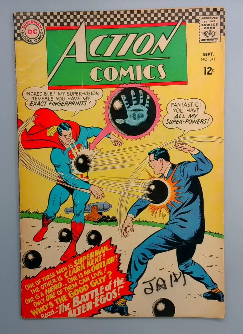 Action Comics #341 VG Top Staple Loose DC 1966
