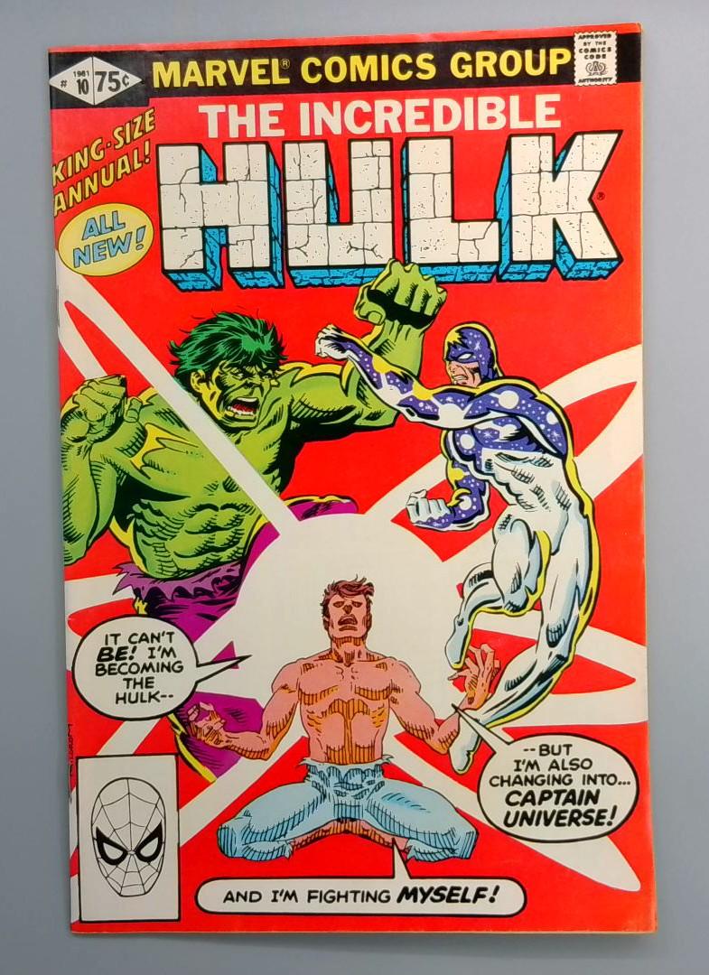 Incredible Hulk Annual #10 Captain Universe Marvel 1981