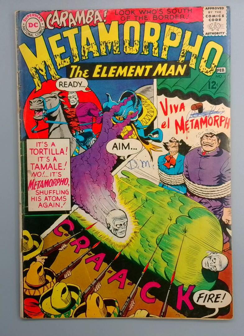 Metamorpho #4 with Tape DC Comics 1965
