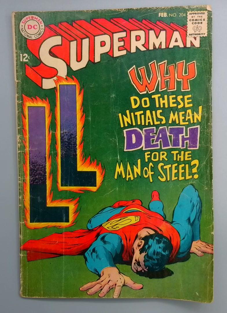 Superman #204 DC 1968
