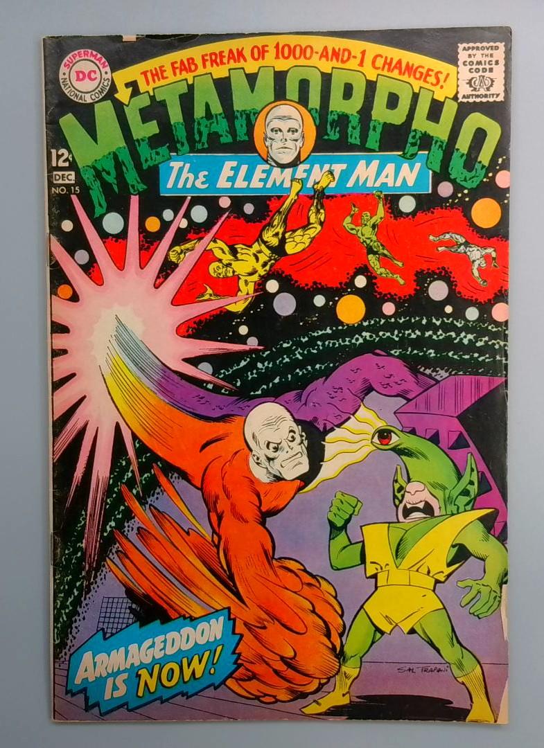 Metamorpho The Elements Man #15 VG+ DC Comics December 1965