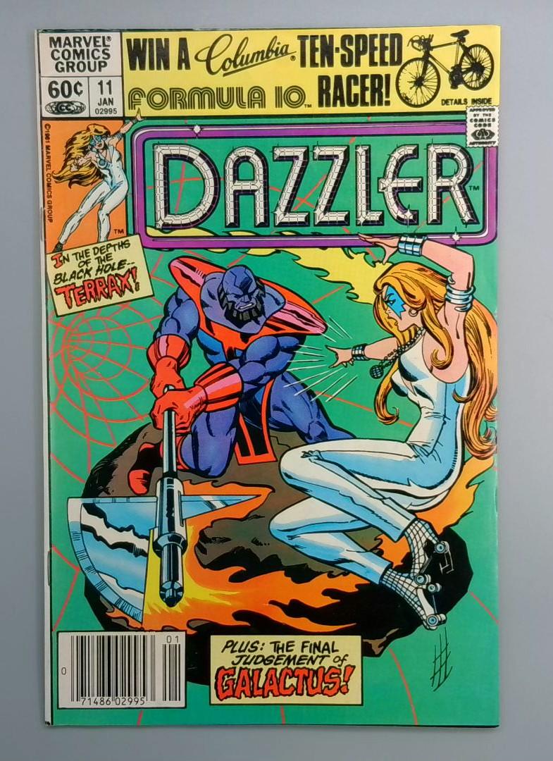 Dazzler #11 Terrax, Newsstand Edition Marvel 1982