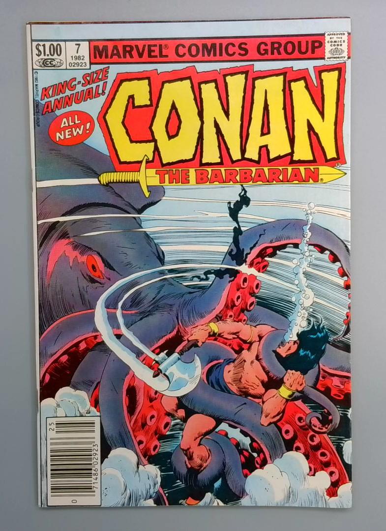 Conan the Barbarian Annual #7 Marvel 1982