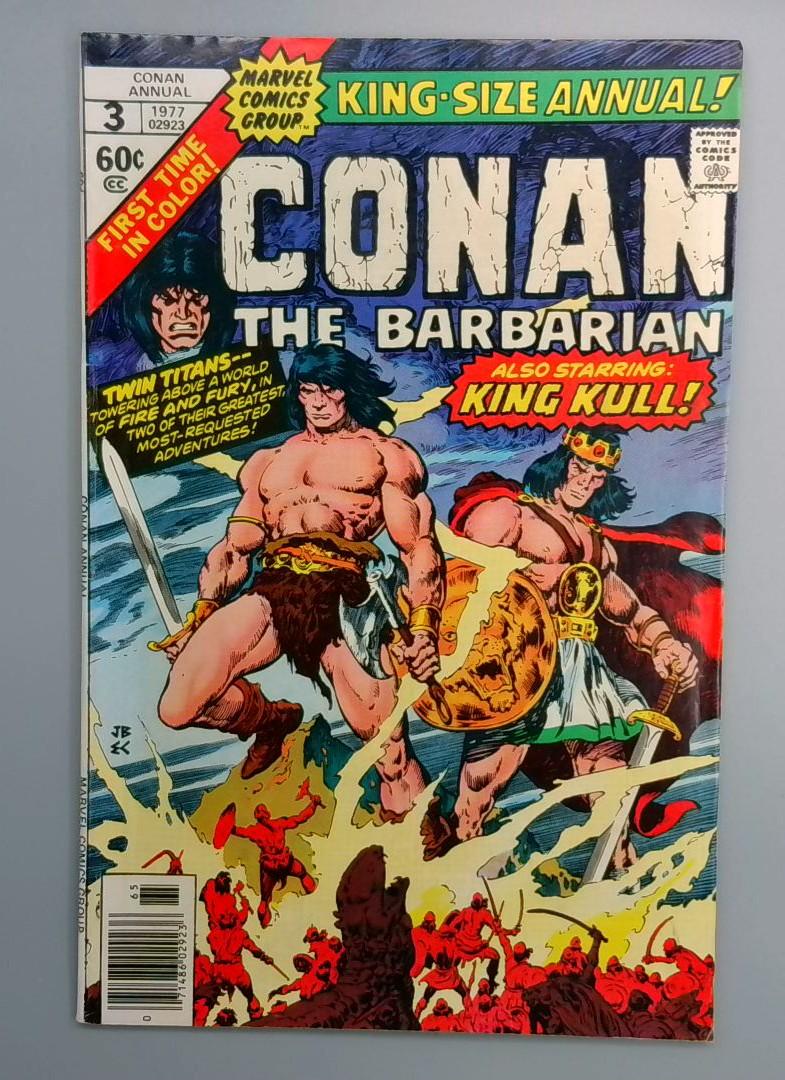 Conan the Barbarian Annual #3 Marvel 1977