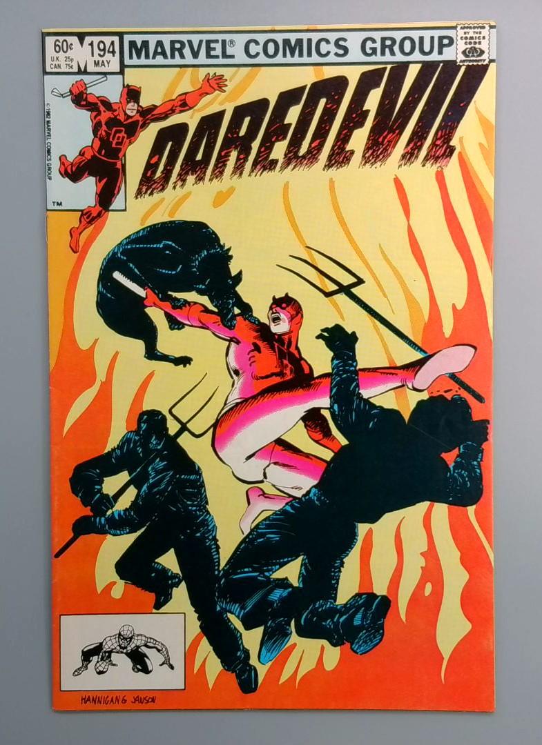 Daredevil #194 1st Appearance of Nahum Jenk Marvel 1983