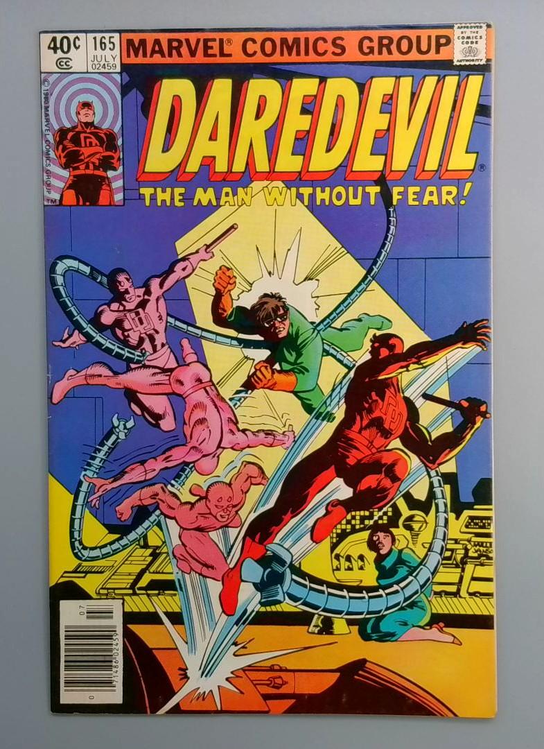 Daredevil #165 Newsstand Marvel 1980