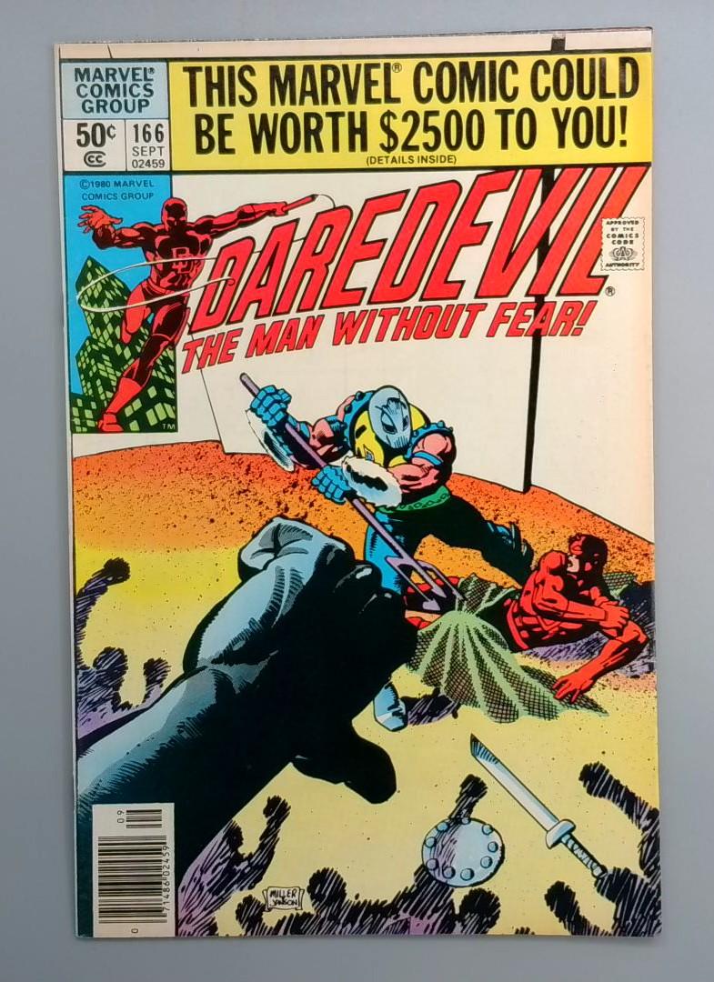 Daredevil #166 Newsstand Edition Marvel 1980