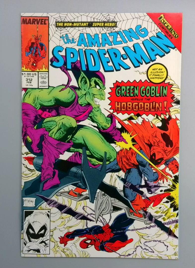 Amazing Spider-Man #312 VF/NM Green Goblin Battles Hobgoblin Marvel 1988