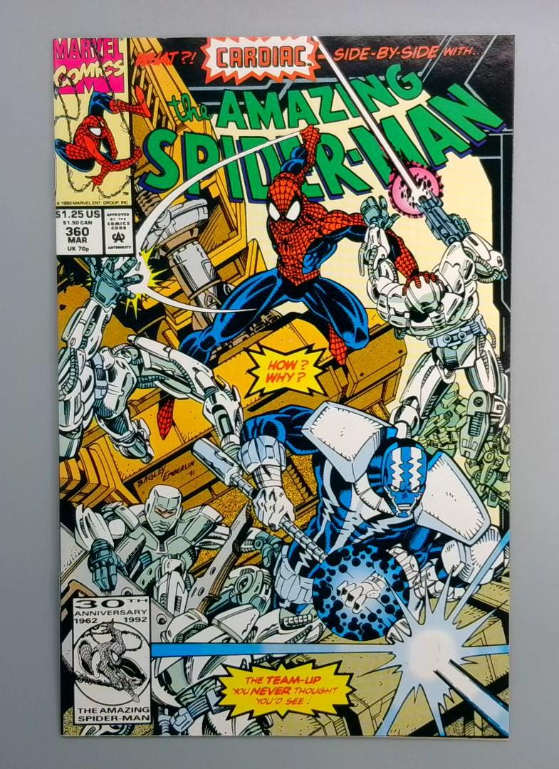 Amazing Spider-Man #360 VF/NM 1st Cameo Appearance of Carnage Marvel 1992