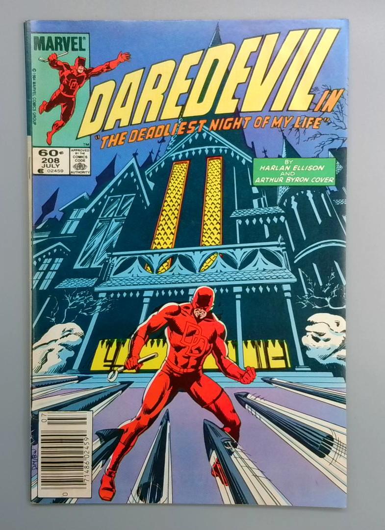 Daredevil #208 Newsstand Edition Marvel 1984