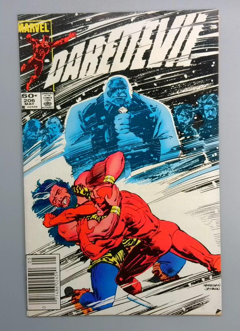 Daredevil #206 Newsstand Edition Marvel 1984