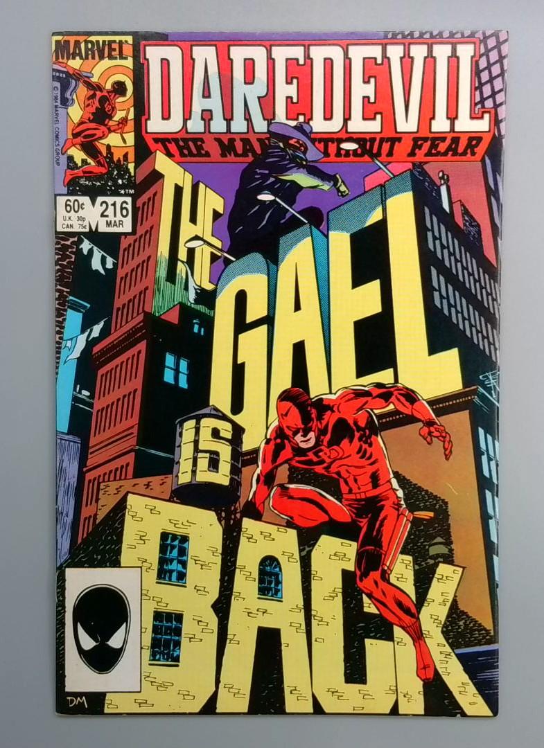 Daredevil #216 the Gael Direct Edition Marvel 1985