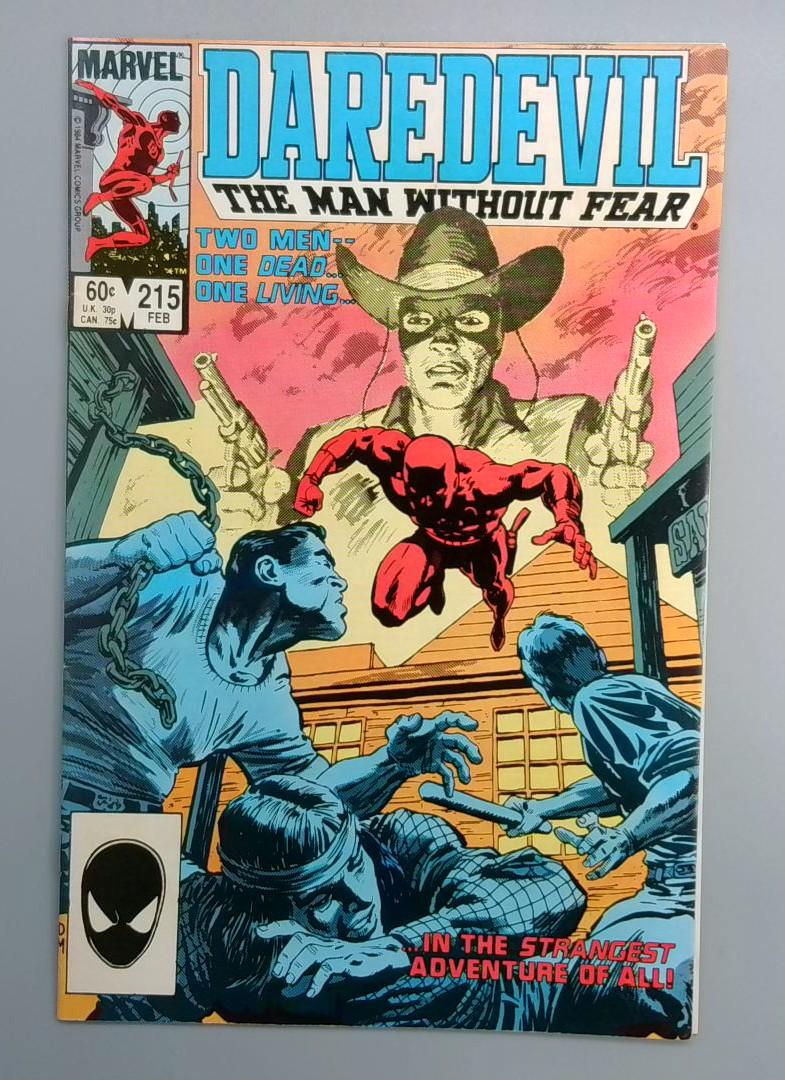 Daredevil #215 VF Flashback Appearance of Two Gun Kid Marvel 1985