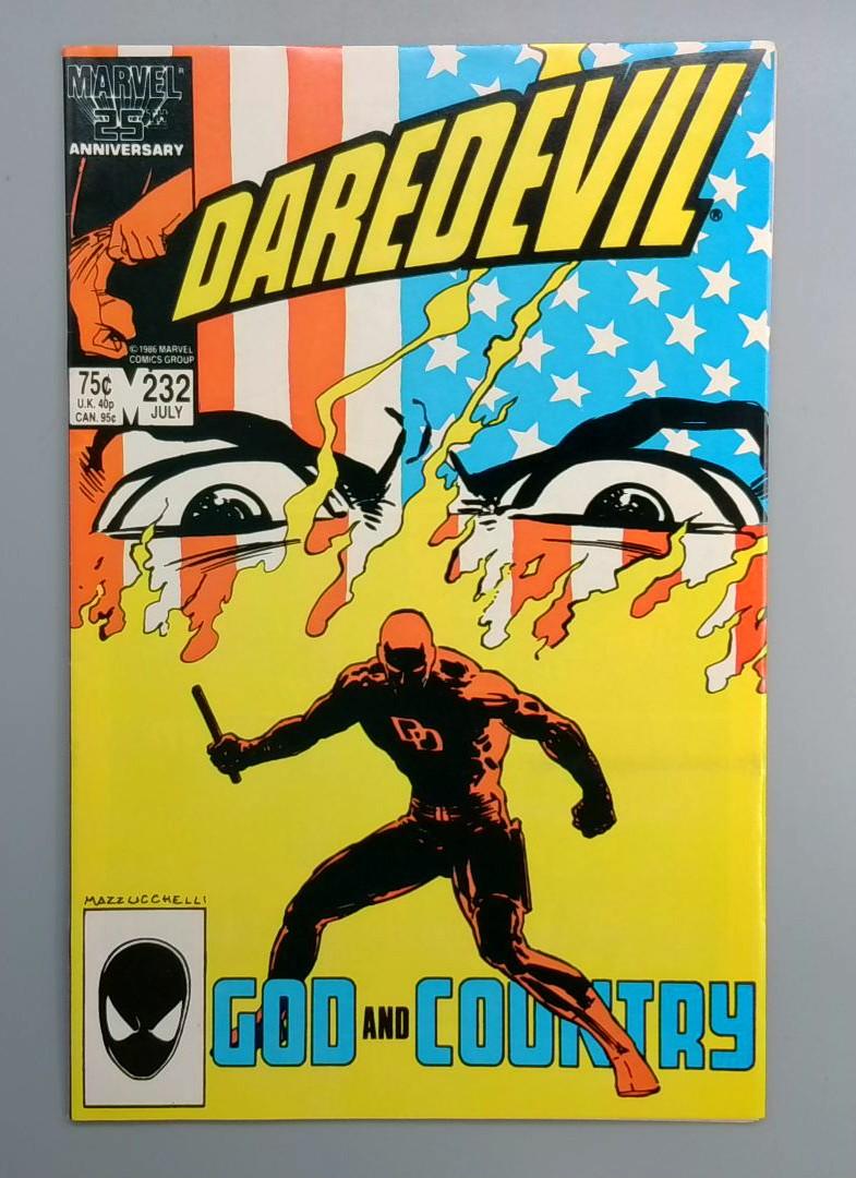 Daredevil #232 1st Appearance of Nuke Marvel 1986