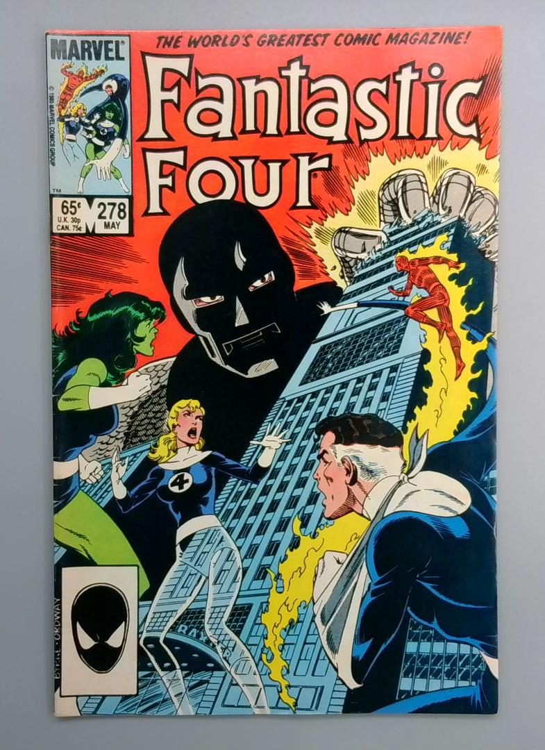 Fantastic Four #278 Origin of Doctor Doom Direct Edition Marvel 1985