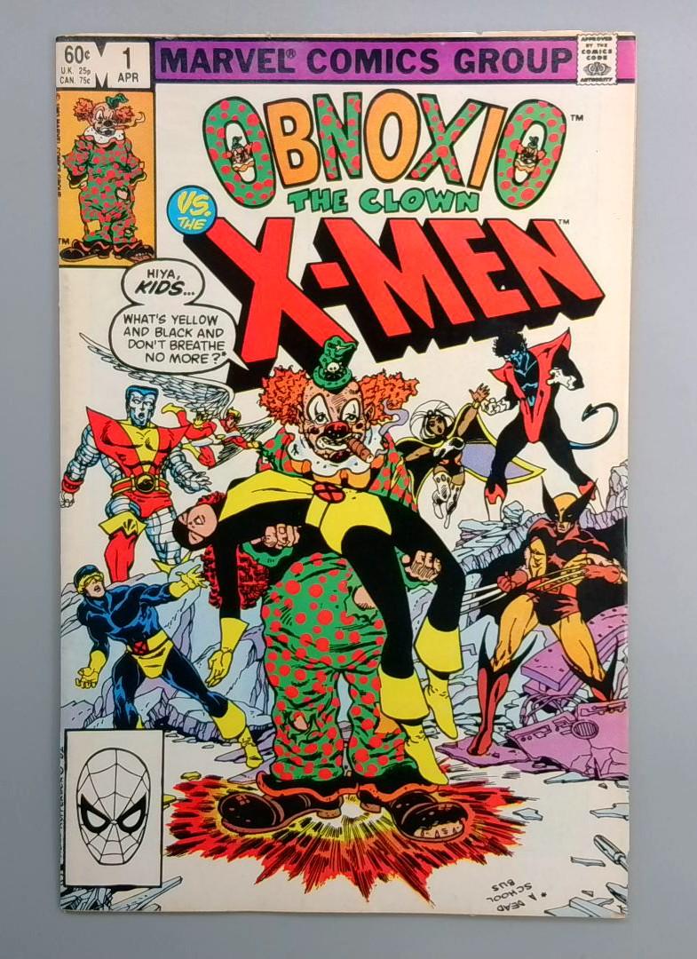 Obnoxio the Clown vs the X-Men #1 Marvel 1983