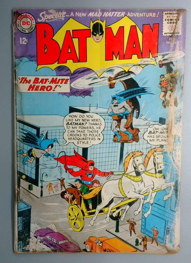Batman #161 GD- Mad Hatter Ii Appearance DC 1964