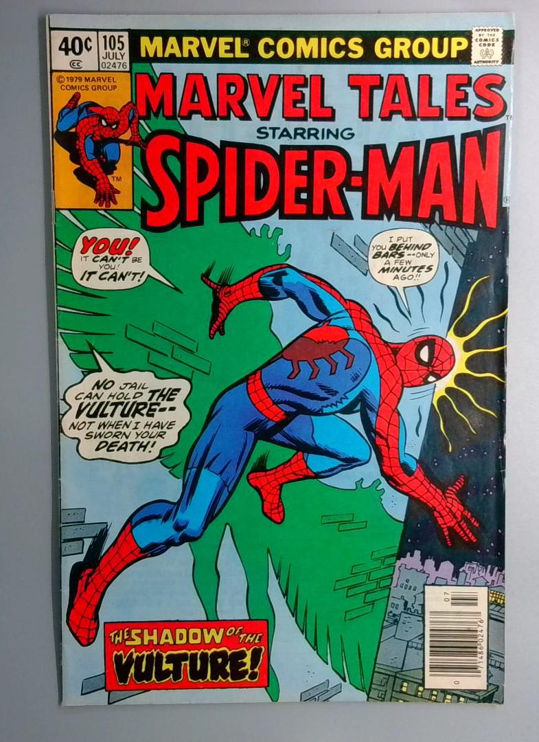 Marvel Tales #105b Reprints Amazing Spider-Man 128 Newsstand Marvel