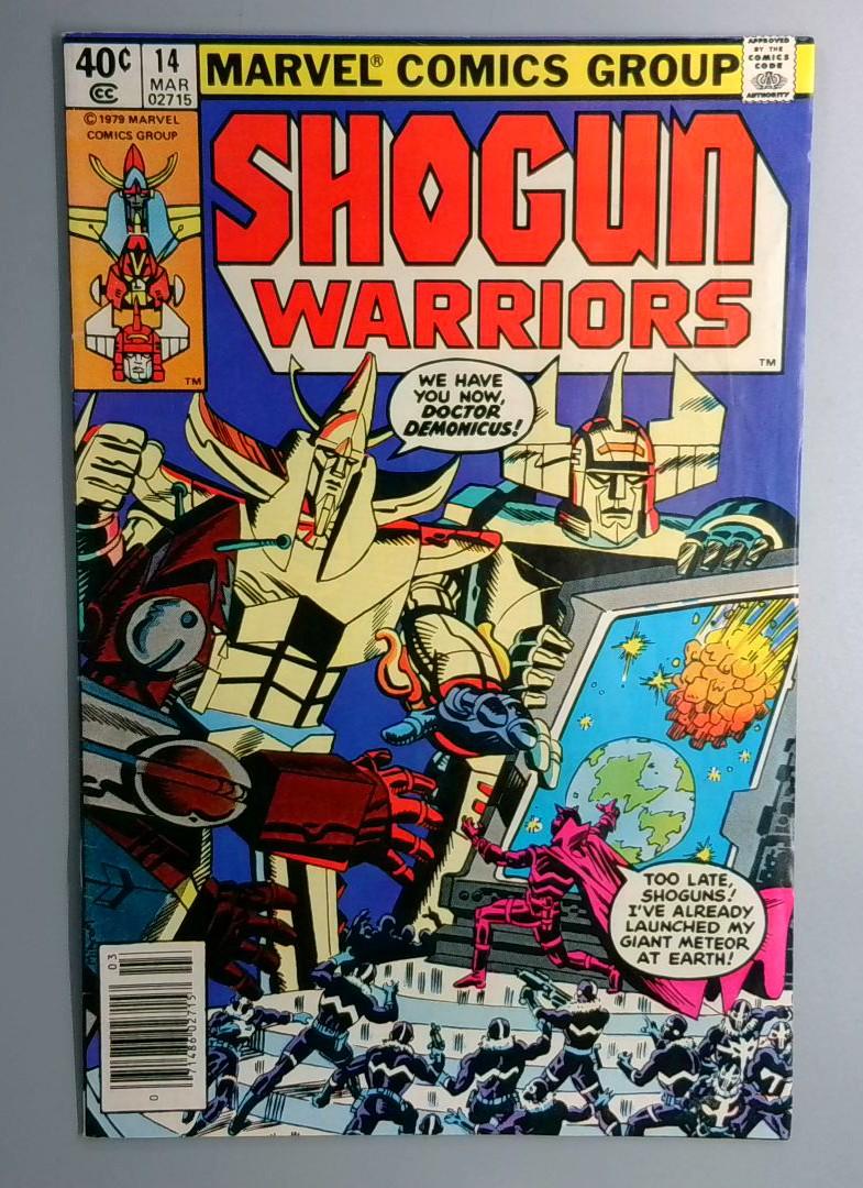 Shogun Warriors #14 Newsstand Edition Marvel 1980