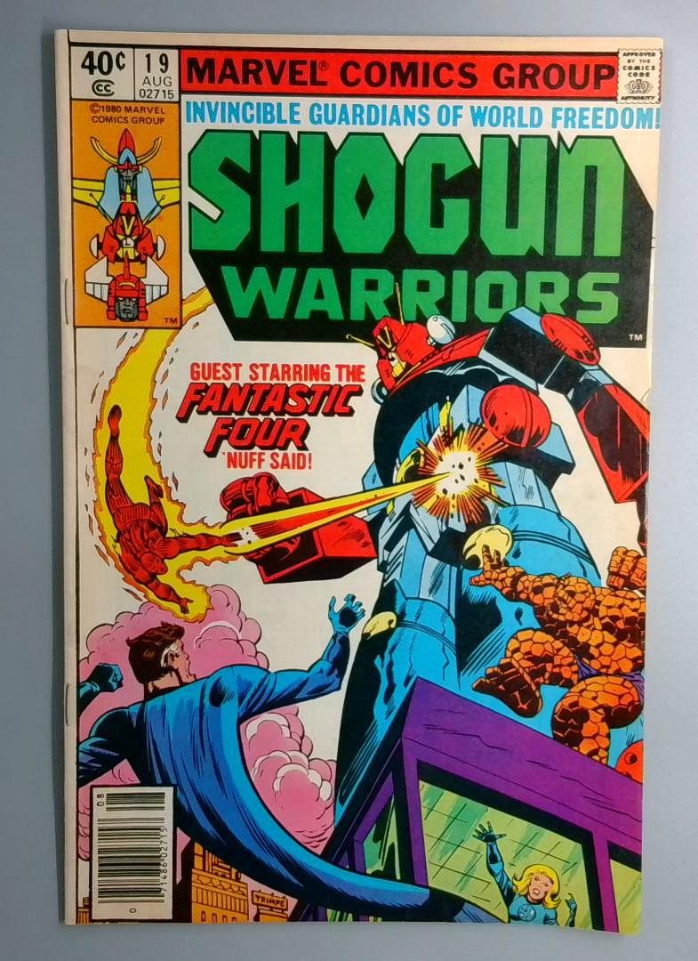 Shogun Warriors #19 Fantastic Four, Newsstand Marvel 1980