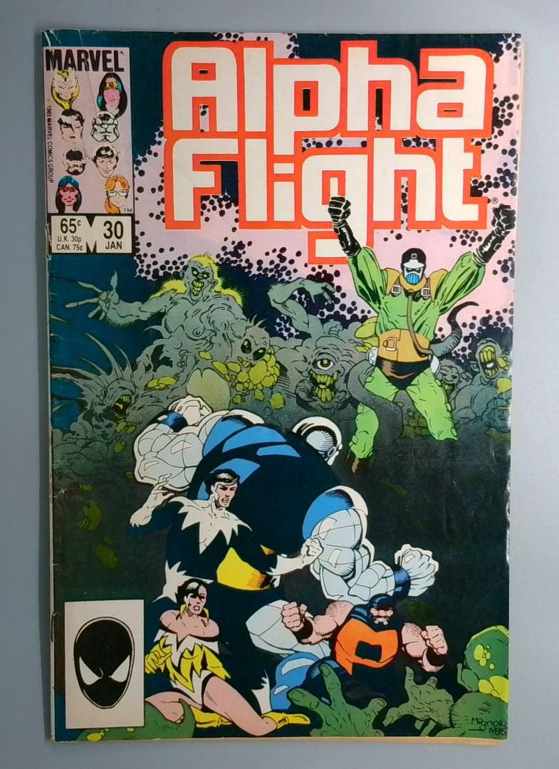 Alpha Flight #30 1st Appearance of Scramble Lionel Jeffries Marvel 1985