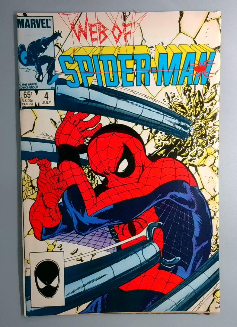Web of Spider-Man #4 Direct Edition Marvel 1985