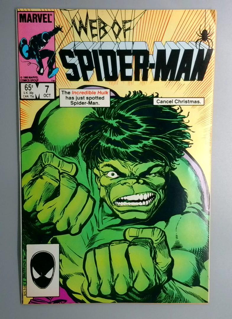 Web of Spider-Man #7 Direct Edition Marvel 1985